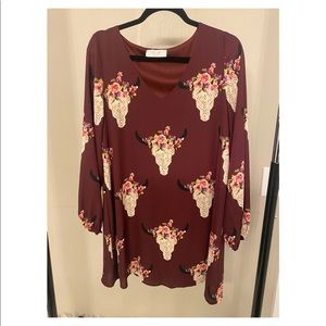 Altar’d State Floral Bull Dress